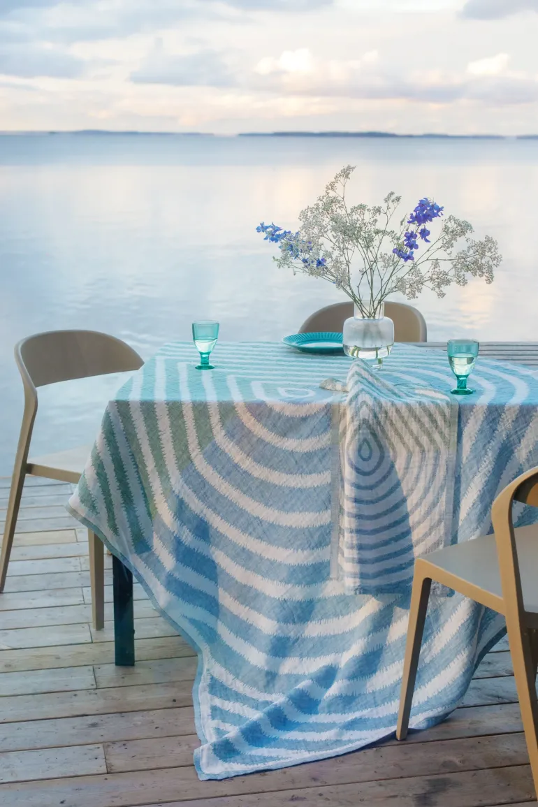METSÄLAMPI pellavaliina