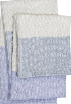 TERVA kylpypyyhe, valko-multi-laventeli 65 x 130 cm